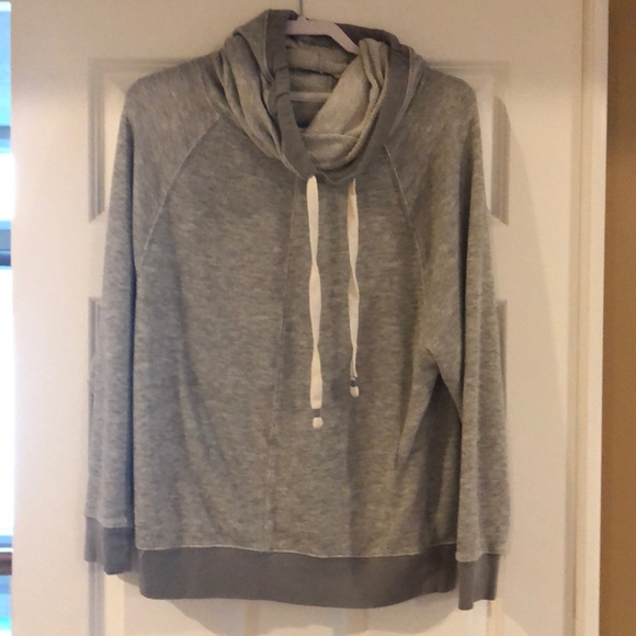 Gray Men’s lightweight cowel neck - Picture 1 of 2